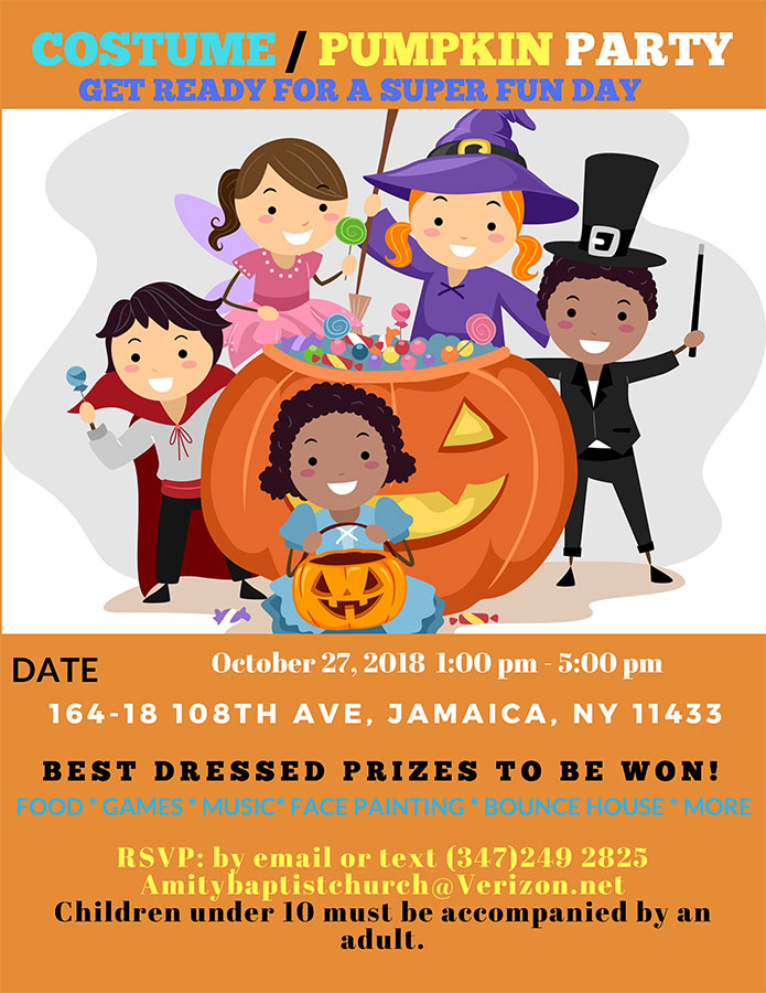 costume pumpkin party amity -baptist church