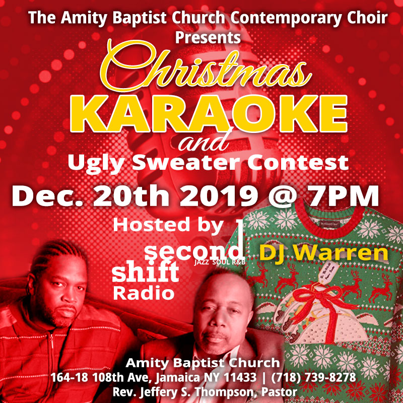 2019 Christmas Karaoke and Ugly Sweater Contest