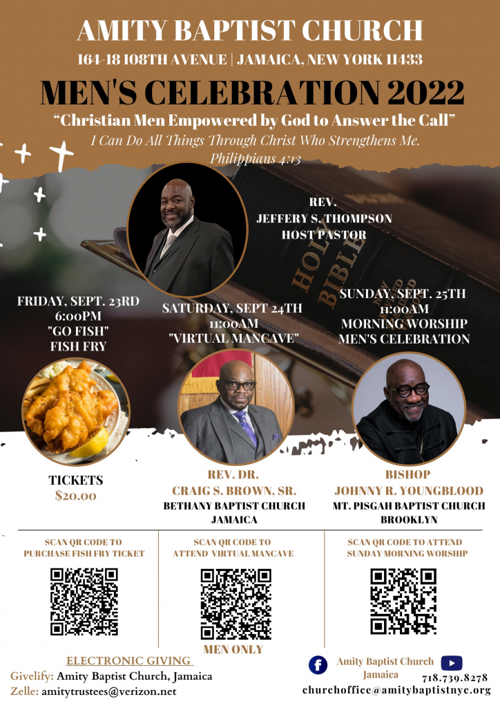 Friday Night Fish Fry Fellowship Amity Baptist Church Jamaica NY 11433